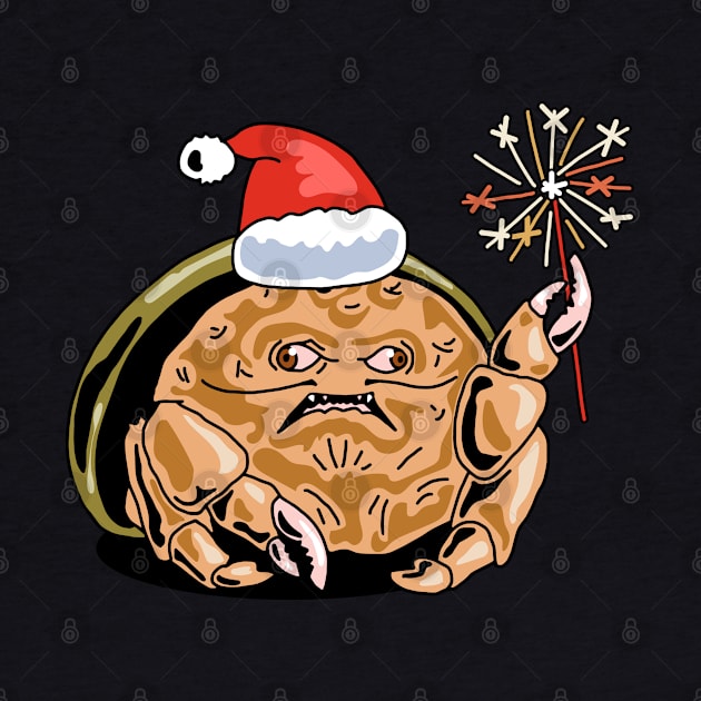 Christmas Sponge Crab by okpinsArtDesign